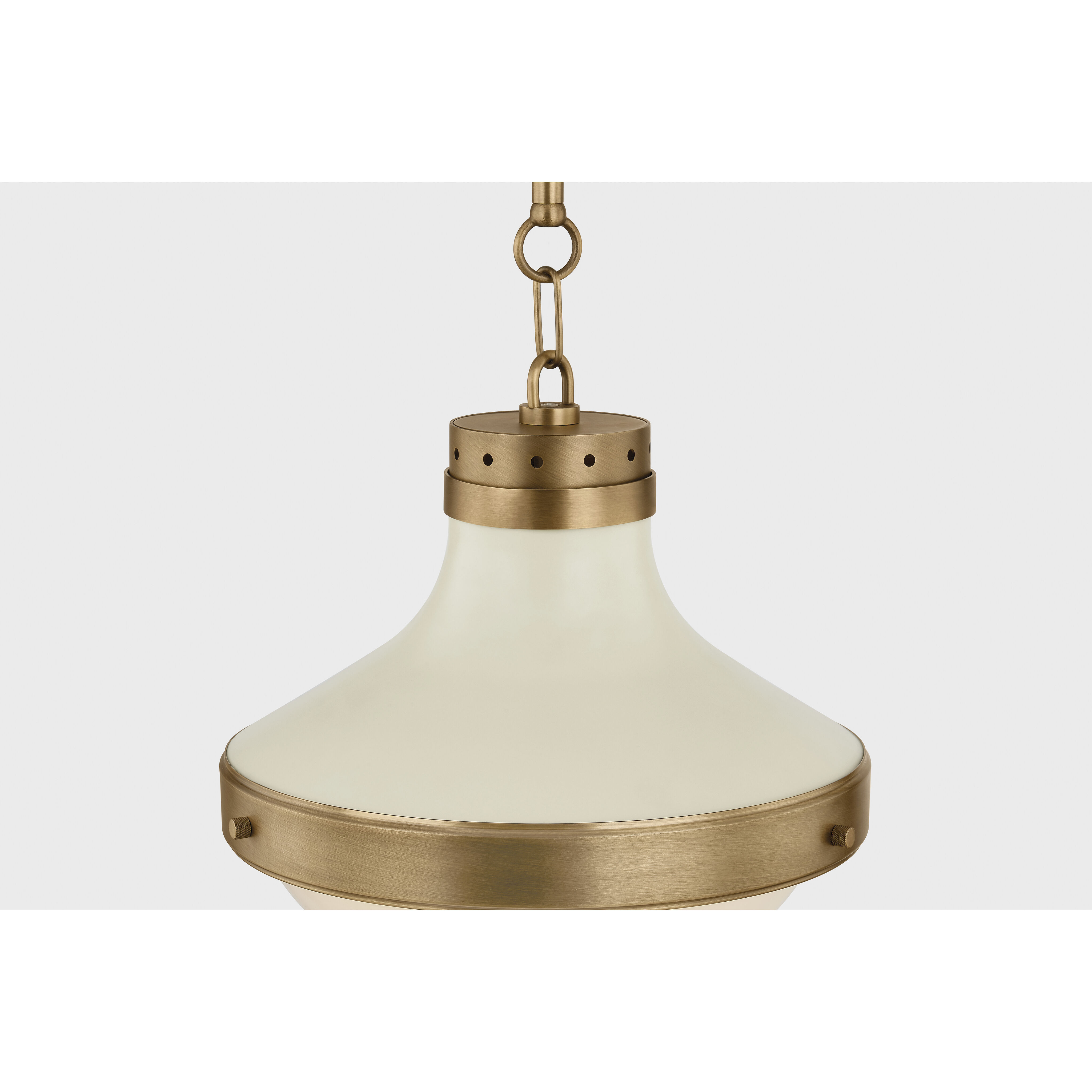 Maxton 1 Light 13.5 inch Patina Brass and Soft Sand Pendant Ceiling Light